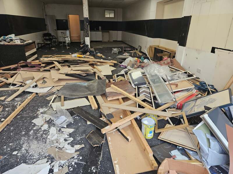 Abandoned Space Waste — before Waste Busters Staffordshire cleared the site