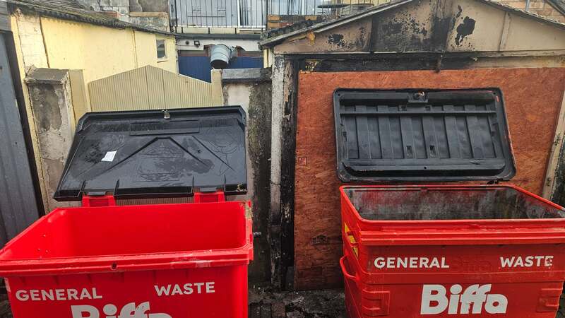 Commercial Bin Clearance — after Waste Busters Staffordshire cleared the site